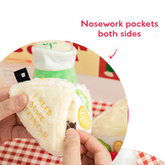 Fruit Sandwich Nosework Dog Toy