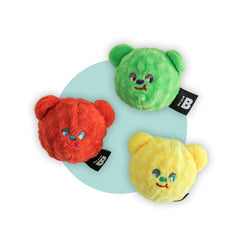 Bear Candy Ball Dog Toys (Set of 3)