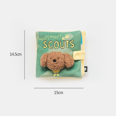 Woof Woof Scouts Book Nosework Dog Toy