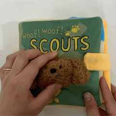 Woof Woof Scouts Book Nosework Dog Toy